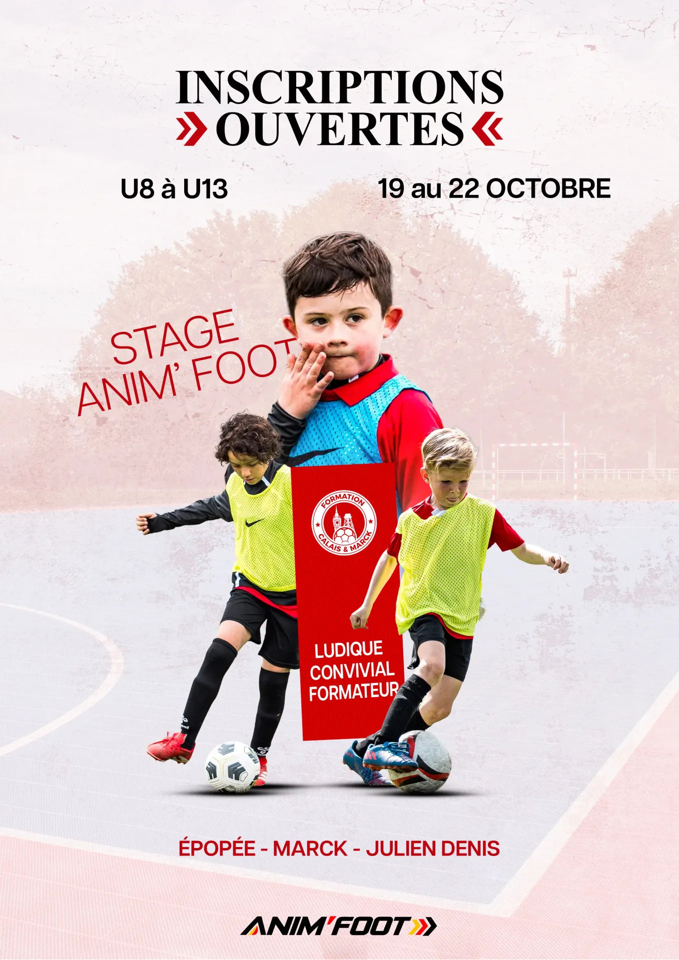 Stage Anim'Foot Toussaint 2026