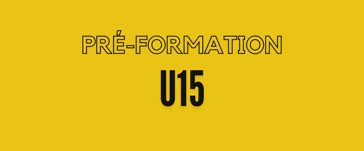 Photo de l'équipe U15